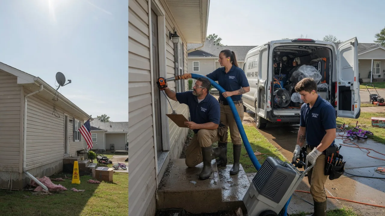 Ceiling Water Damage Restoration in Reeves, LA near me